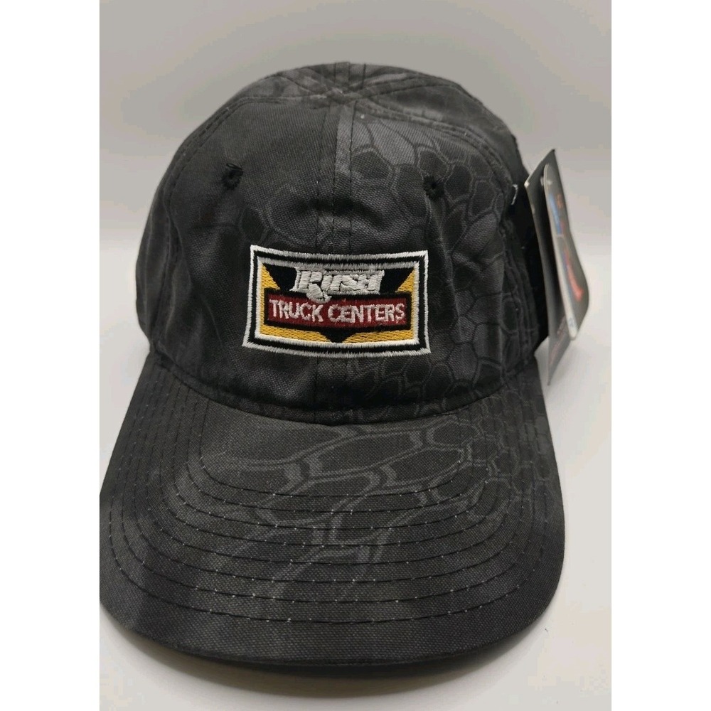 Rush Truck Centers Kryptek Camo Hat Q3 Moisture Wicking‎ Tactical Cap USA Flag